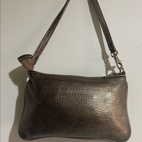 Michael kors small bronze distressed leather bag - Picture 2 of 9